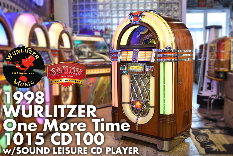 JUKEBOX FOR SALE「1998 WURLITZER OMT 1015 CD100 w/SOUND LIESURE CDプレーヤー」page-visual JUKEBOX FOR SALE「1998 WURLITZER OMT 1015 CD100 w/SOUND LIESURE CDプレーヤー」ビジュアル