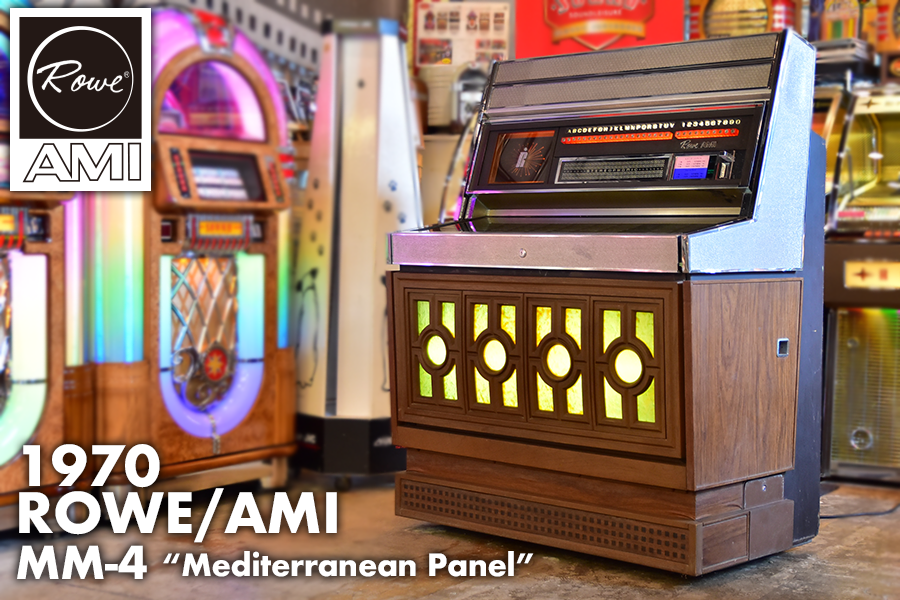 JUKEBOX FOR SALE「1970 ROWE/AMI MM-4 “Mediterranean Panel”」page-visual JUKEBOX FOR SALE「1970 ROWE/AMI MM-4 “Mediterranean Panel”」ビジュアル